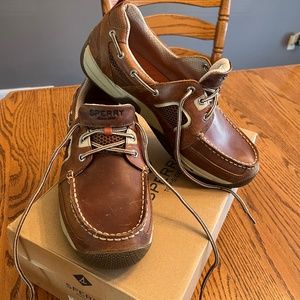 Men's Sperry Top-Siders, Leather, Wide Width